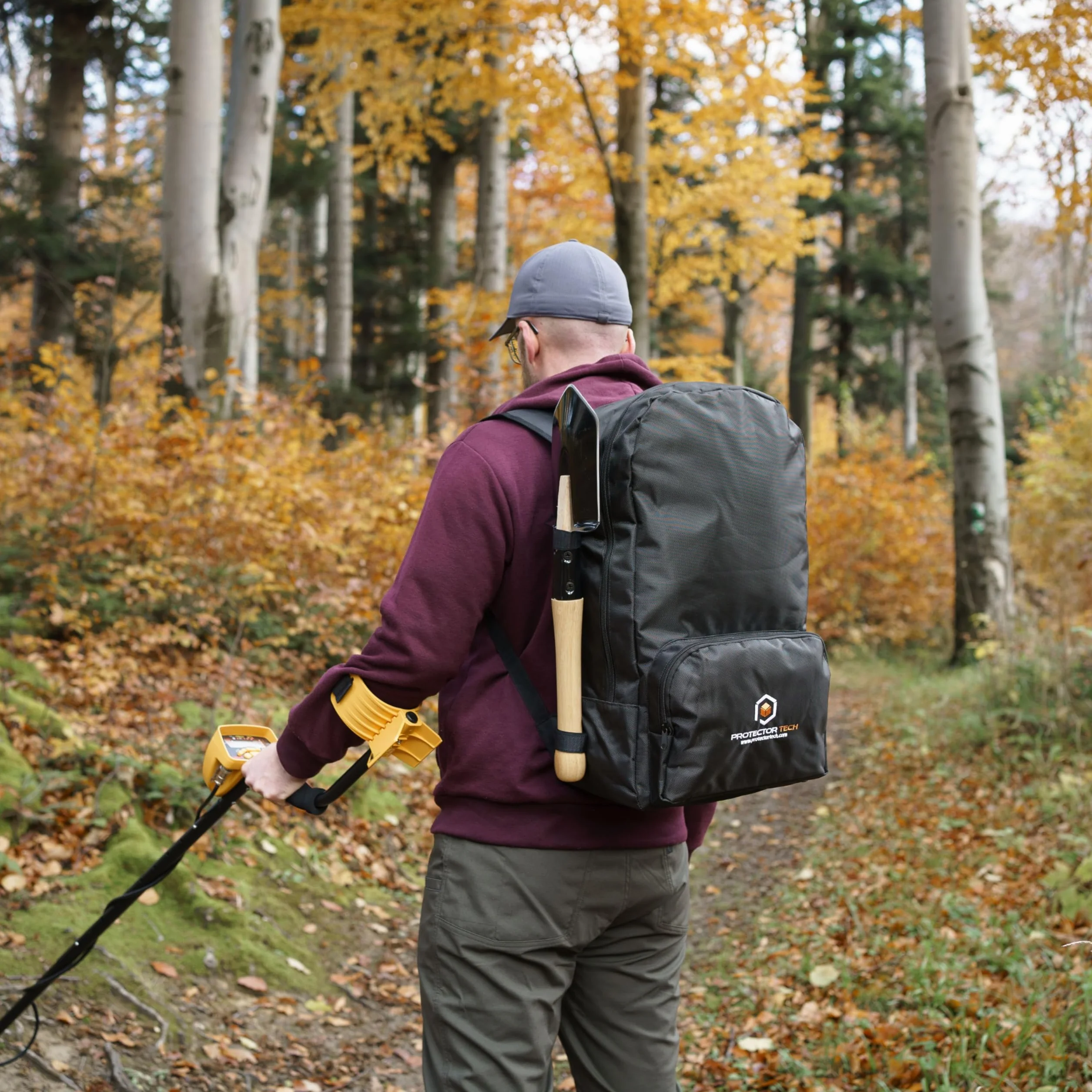 Sac à dos HD pour Détecteur de Métaux avec support de pelle