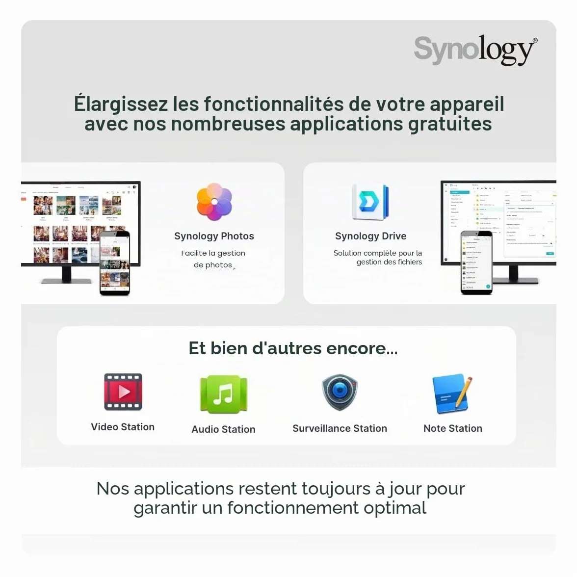 SYNOLOGY DS220+ 2-Bay NAS-Case Intel