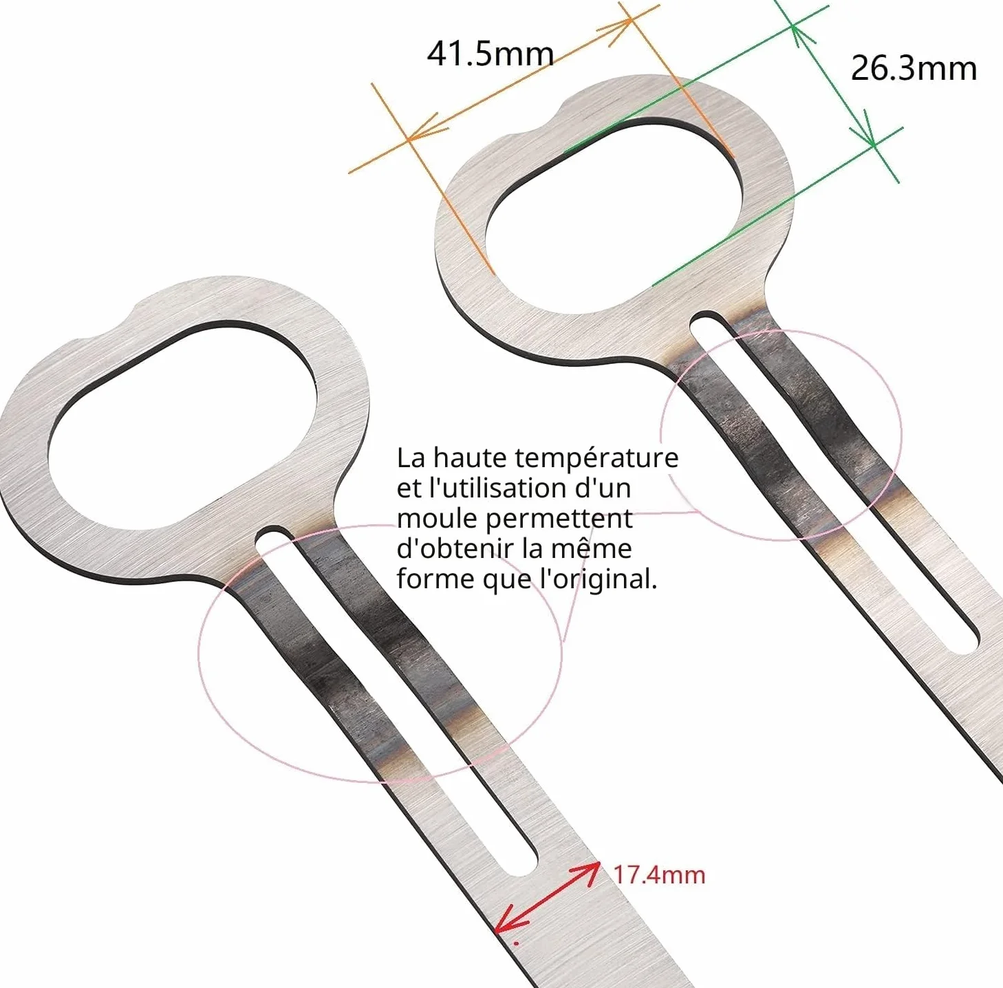 Sthil lame de rechange taille-haie HS45 HS 45 2 pièces