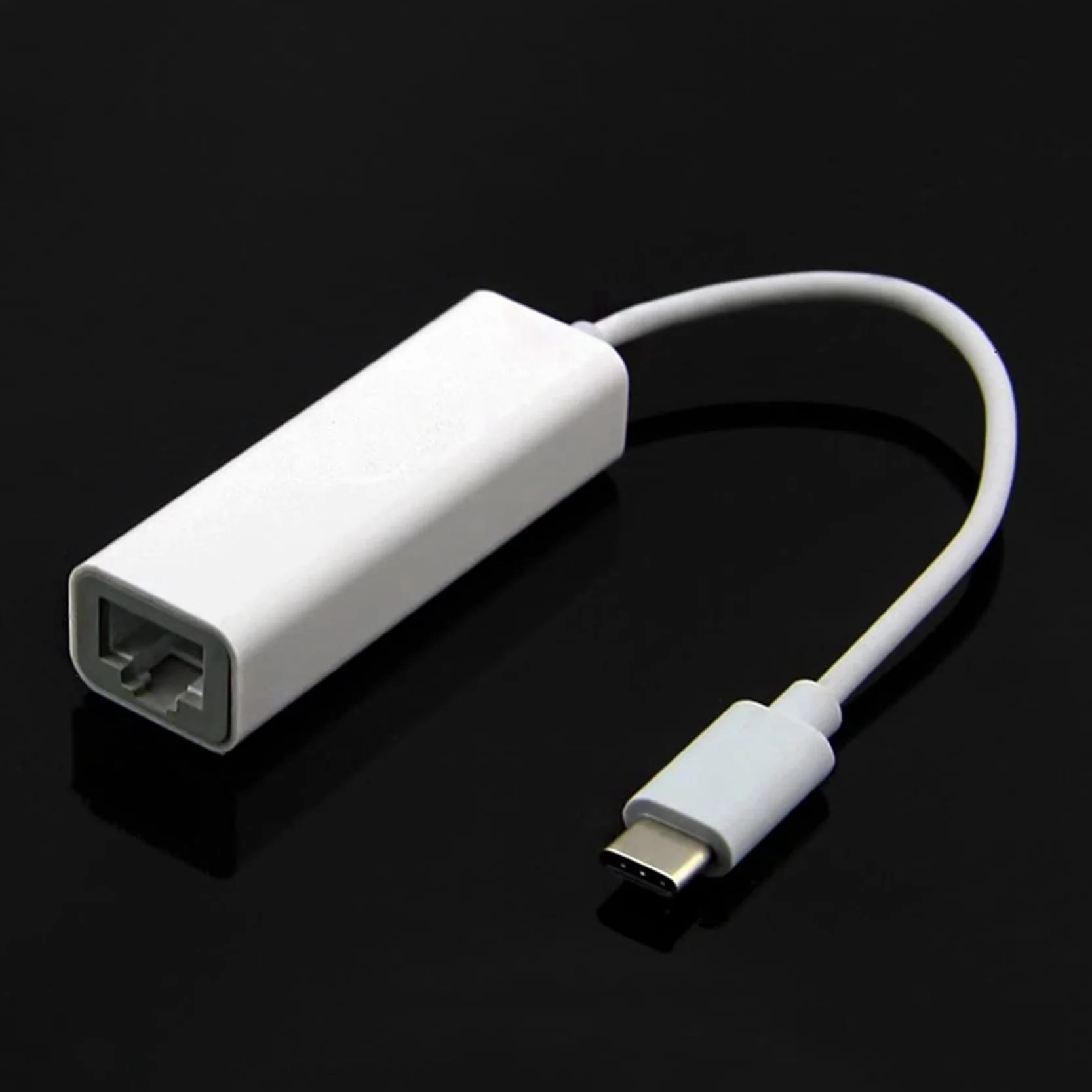 Lot de 4 cartes réseau USB-C vers Ethernet RJ45 LAN adaptateurs réseau pour 3