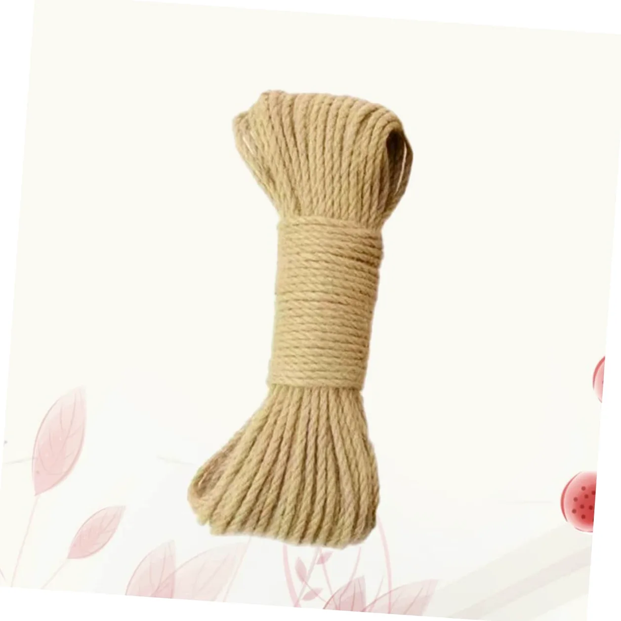 Hemobllo Corde de Jute Épaisse Naturelle de 30 M de Et 8 Mm de Diamètre pour Décorations Et Fleuristes