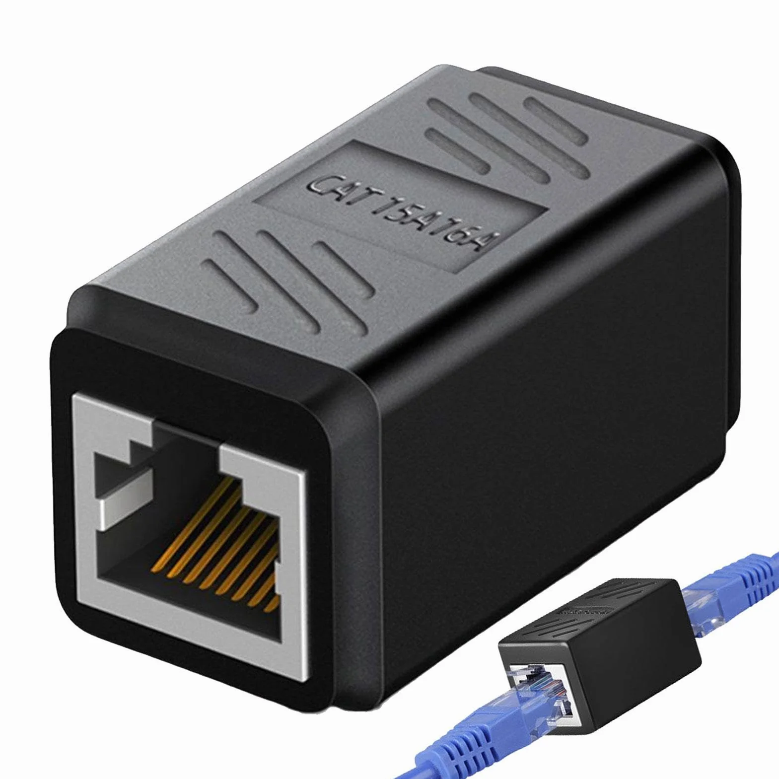 Adaptateur coupleur RJ45 femelle-femelle Ethernet Cat5 Cat5e Cat6 Cat7