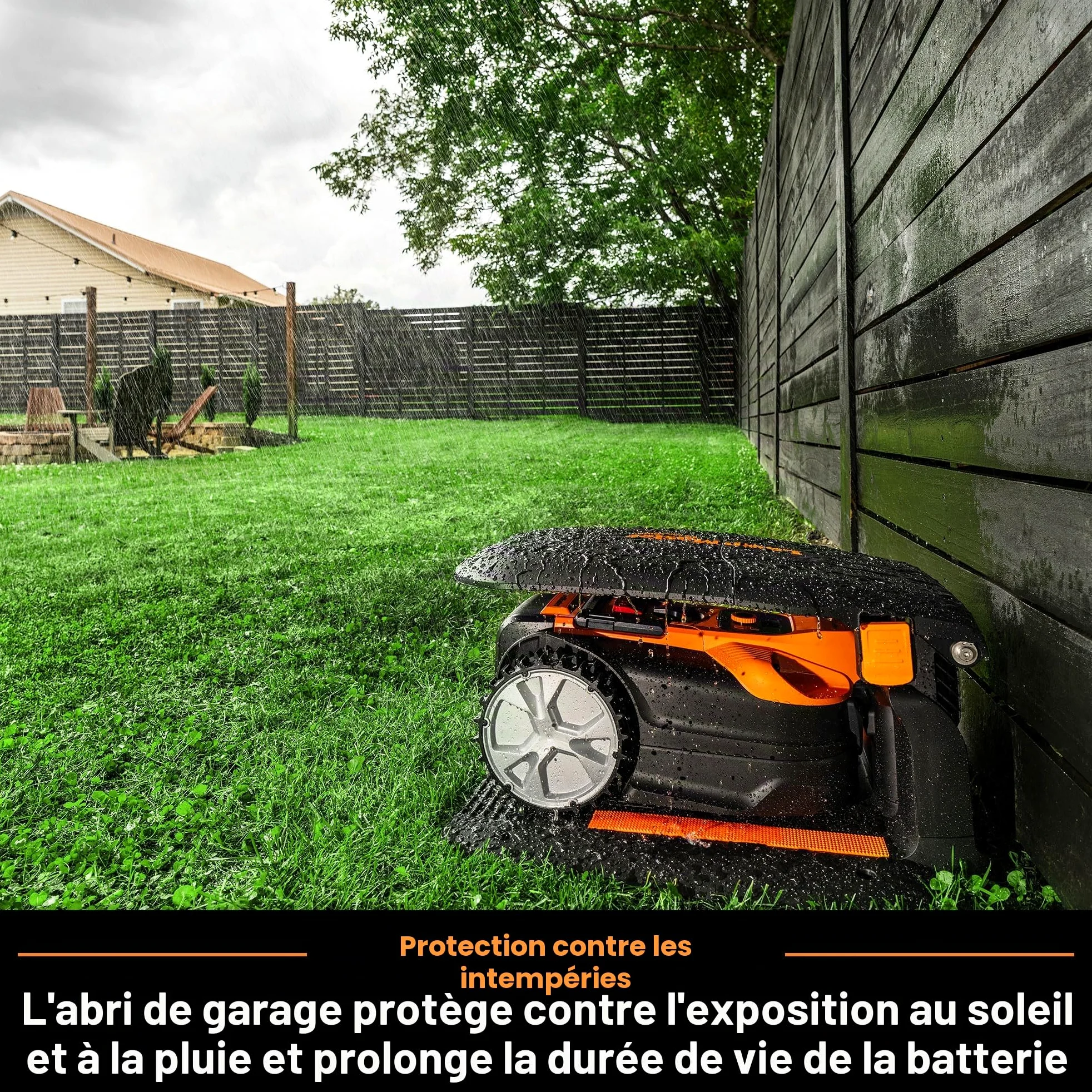 LawnMaster OcuMow Station de Recharge pour Robot Tondeuse abri Garage - 952642