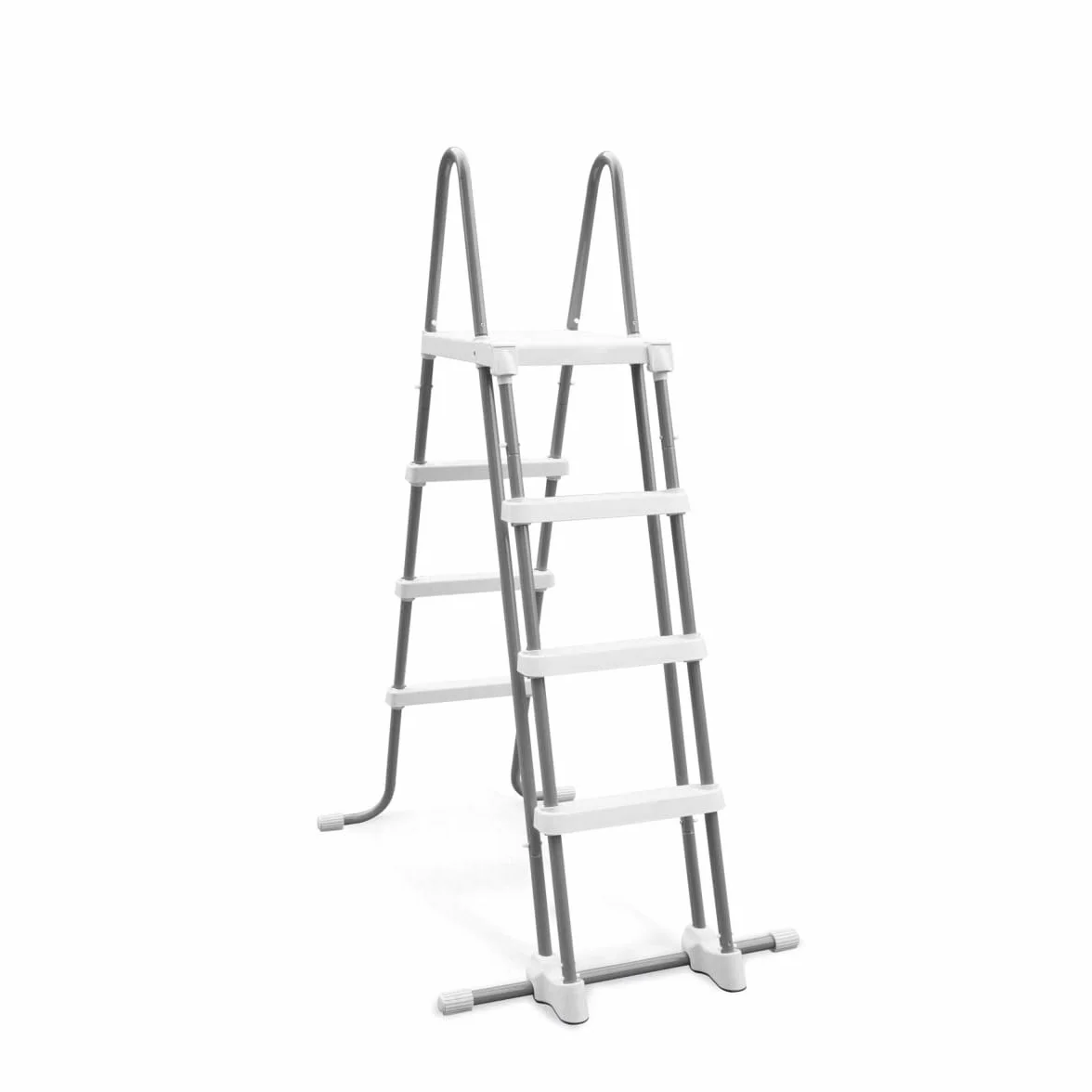 Intex 28076 Échelle avec marches détachables pour piscine, 121 cm, Gris