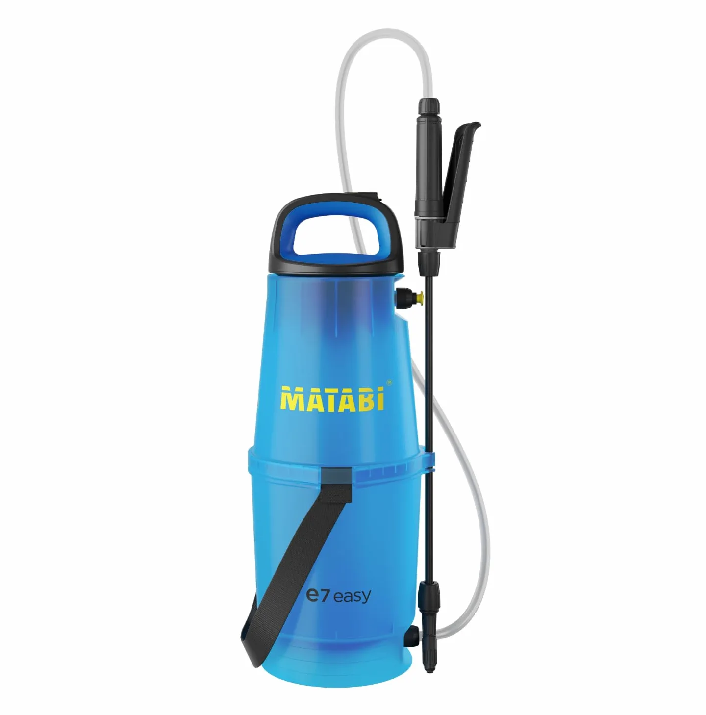Matabi E7Easy - Pulvérisateur Électrique 5 L - USB-C -Autonomie jusqu'à 20L | Pulverisateur de Jardin avec Batterie, tuyau 1,3 m, voyant LED, bouton ON/OFF, pour terrasse, jardin et potager