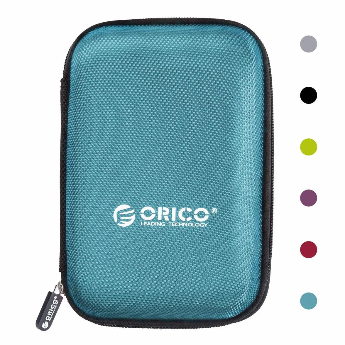 ORICO Étui de Protection Disque Dur Externe Étanche 2.5'' pour HDD SSD Bleu (PHD-25)
