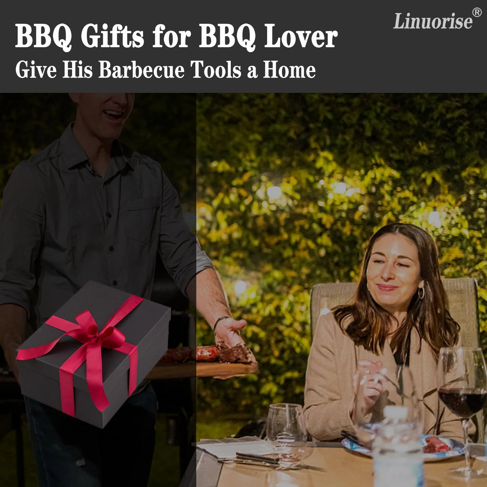 Sac de rangement extra épais pour accessoires de gril et ustensiles de barbecue