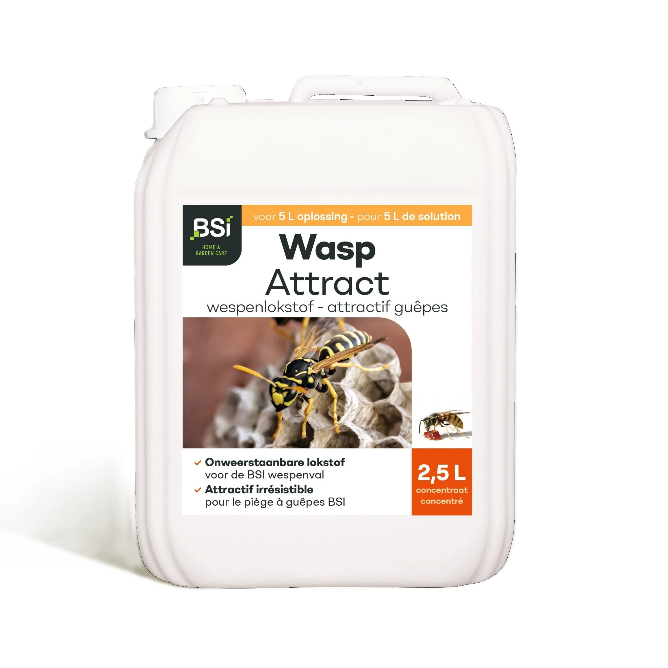 BSI - Attractif Puissant - Pour Piège A Guêpes Et Frelons - Adapté Aux Frelons Asiatiques - Naturel - 2,5L