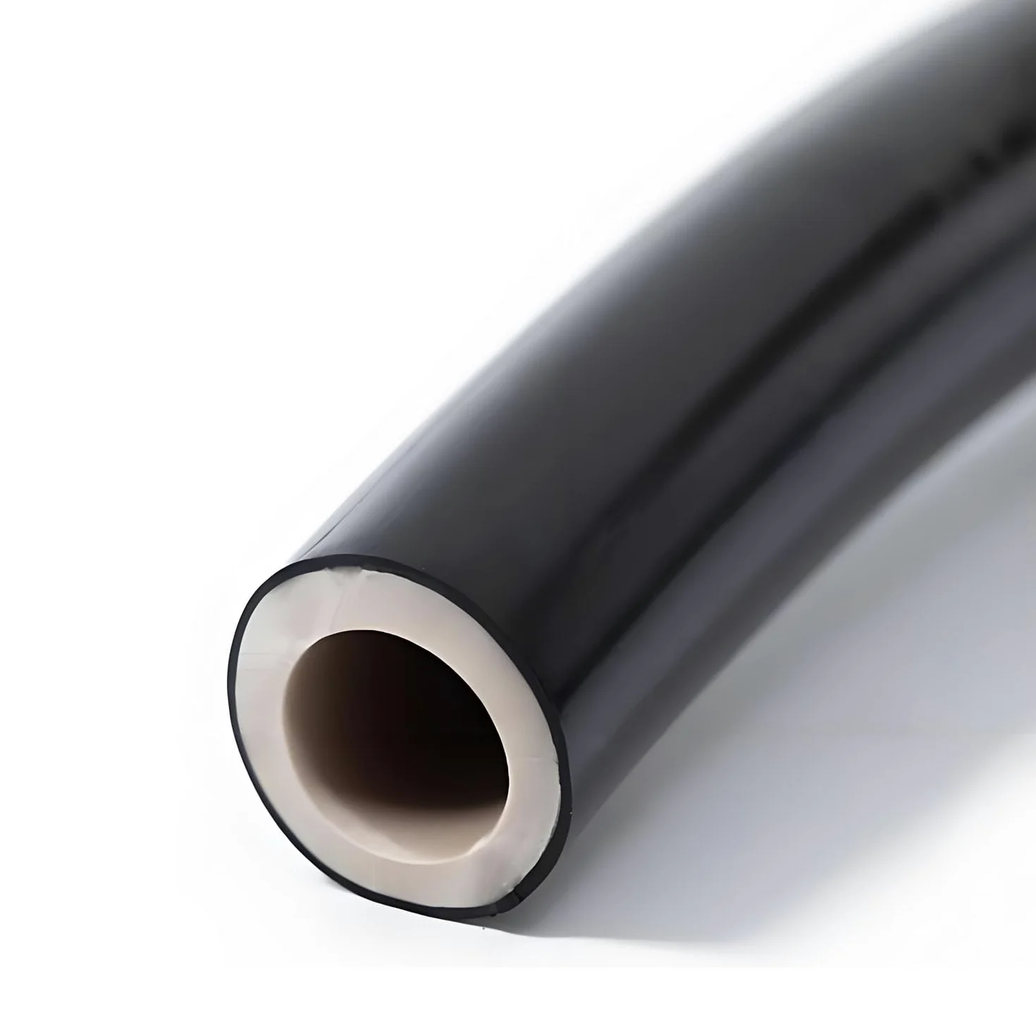 Tuyau à air auto-coulant, noir, en PVC, flexible, pour étang, aquarium et bassin à carpes koï, respectueux de l'environnement, non toxique pour les poissons et les plantes (ID 12 mm, diamètre