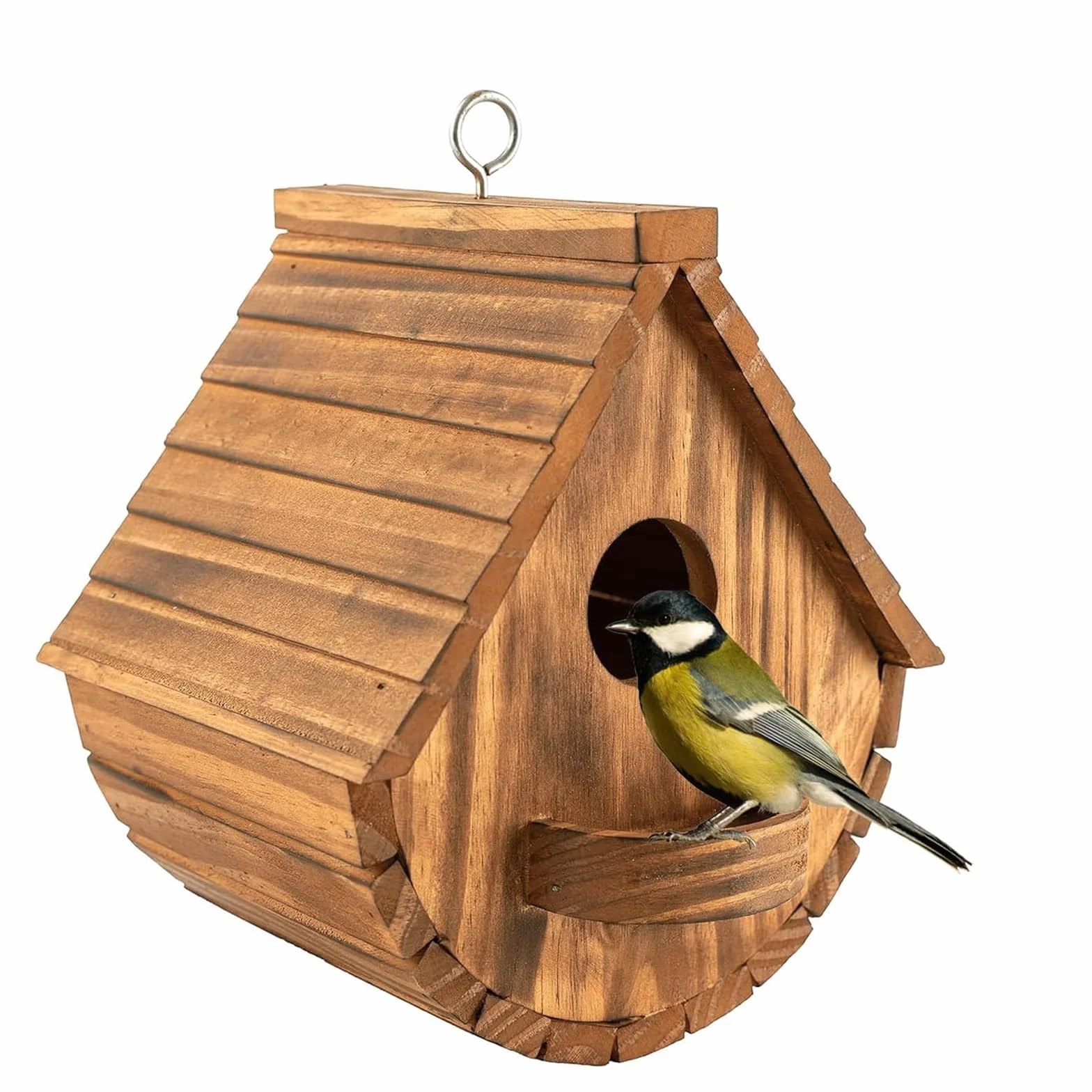 Nichoir pour Oiseaux Exterieur en Bois - Mangeoire Oiseaux Sauvages, résistant aux intempéries