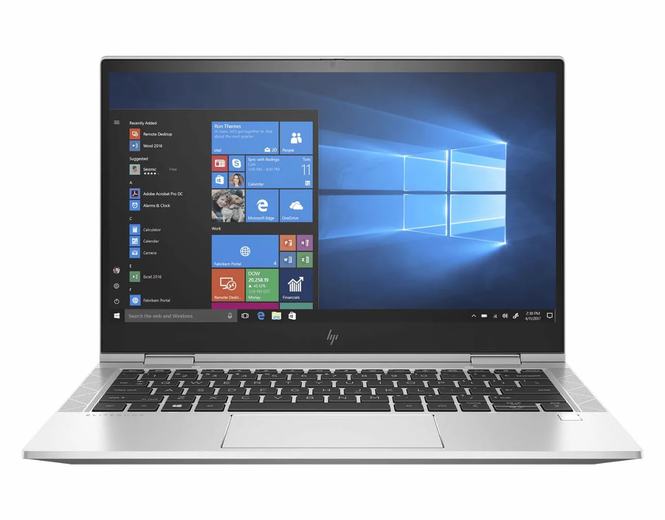 HP EliteBook x360 830 G7 13,3" Tactile Intel Core i5 10310U SSD 512Go 16Go RAM Windows 11 Pro Webcam