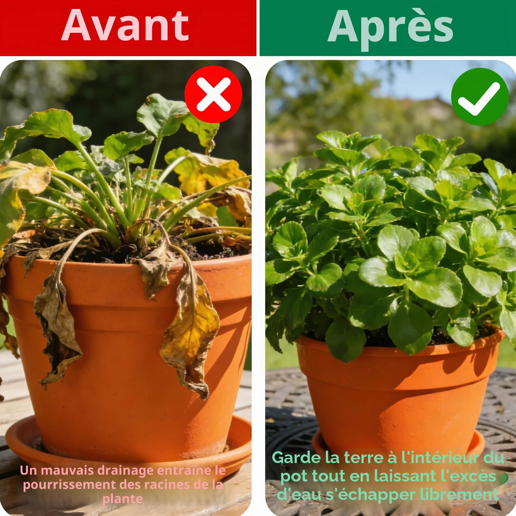 GIONAR Non-tissé filtrant 2 m x 1 m 50 g/m² Anti-mauvaises herbes pour pots de fleurs