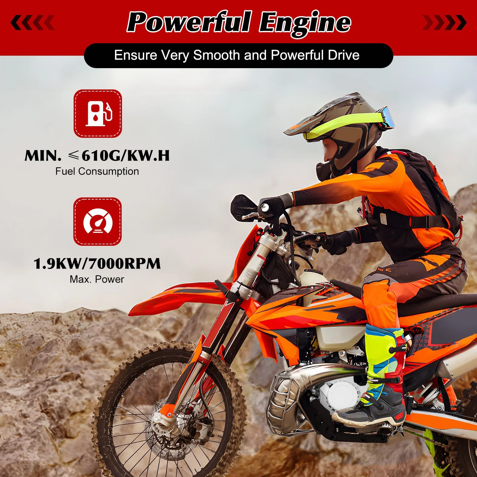 Kit démarrage mini moteur 2 temps 49 cc pour Pocket Quad Dirt Bike