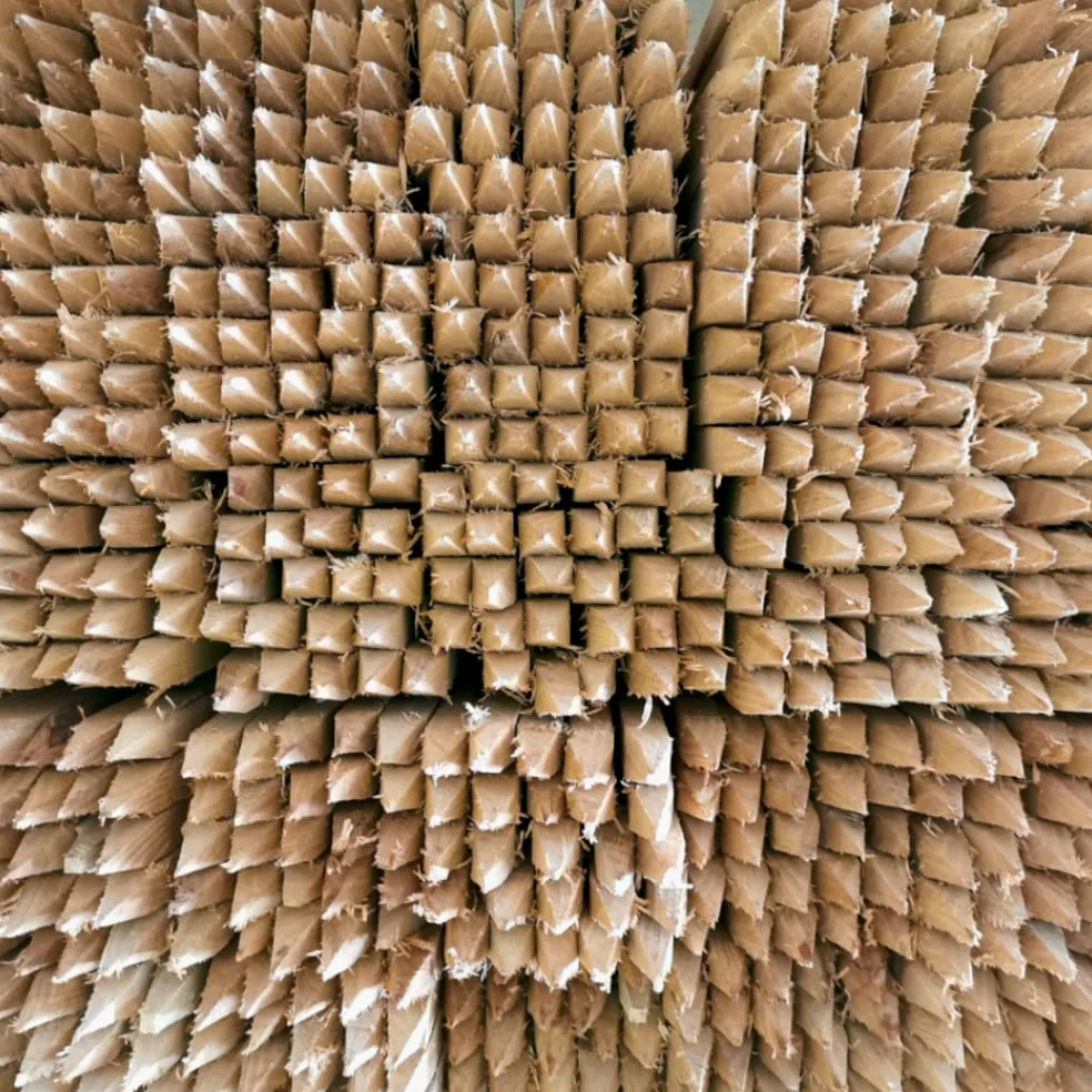 Lot de 10 piquets en bois dur en chêne taillés 1,5 m Ø 22 x 22 mm