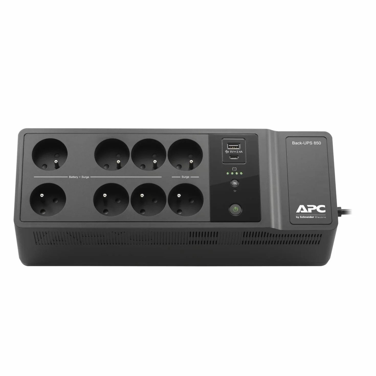 APC Back-UPS Essential BE850G2-FR Onduleur Parafoudre 850VA 8 Prises USB Rapide Type-A Type-C