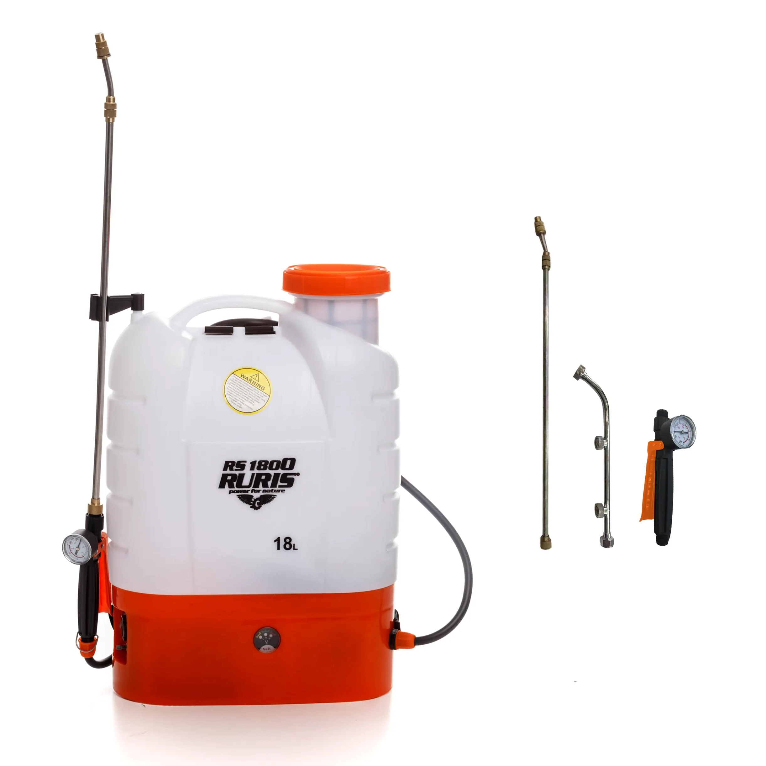 Ruris RS1800, Pulvérisateur Electrique sur Batterie 18 litres Lance Télescopique