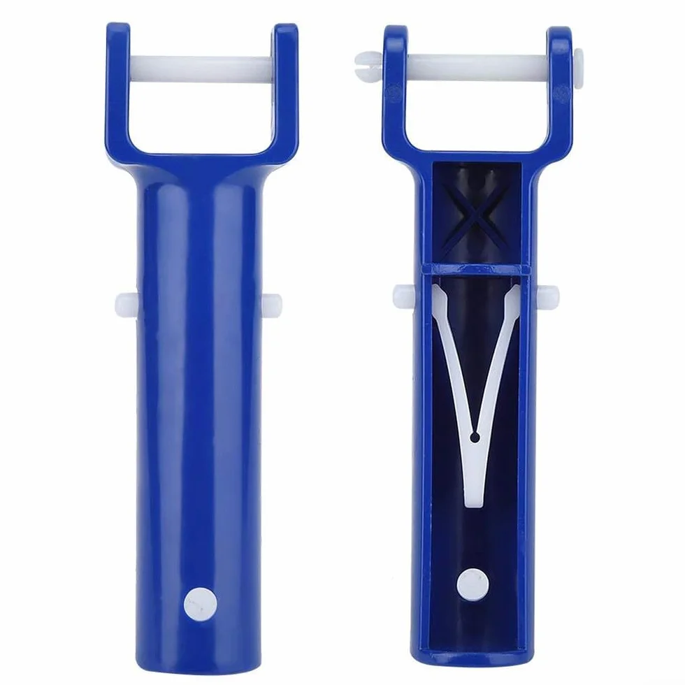 Tête de piscine pour aspirateur compatible avec poignée de joug, clip rapide