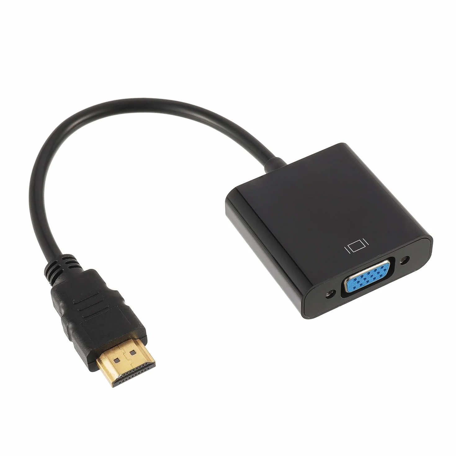 Adaptateur HDMI vers VGA mâle vers Femelle Convertisseur Numérique Analogique