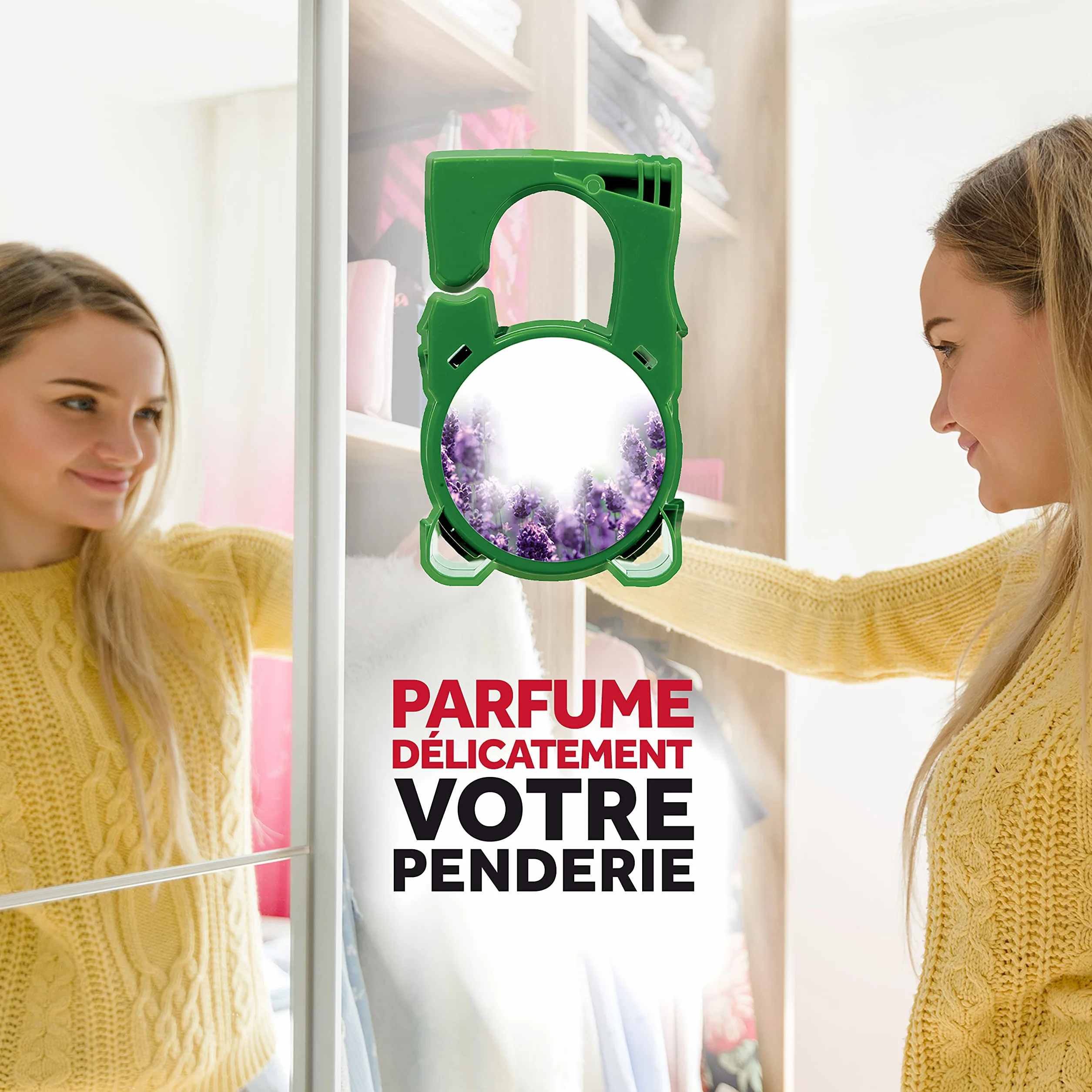 Raid Crochets Anti-Mites parfumés fraîcheur lavande 2 pièces