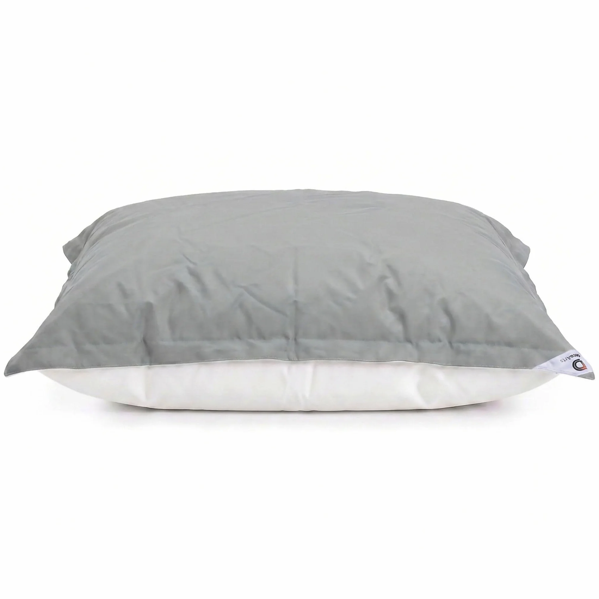 Housse pour Pouf Géant XXL 180x140cm Déhoussable Flottant Piscine Gris Galet