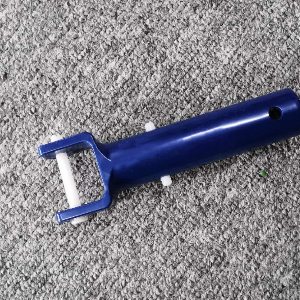 Poignée de tête d'aspirateur de Piscine Bleue 4 pièces avec Clip en V, Accessoire Remplacement