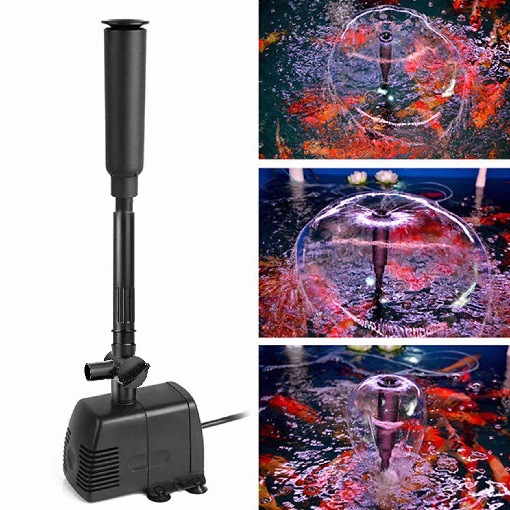 Pompe pour Fontaine Extérieure de Jardin 800L/H 16W