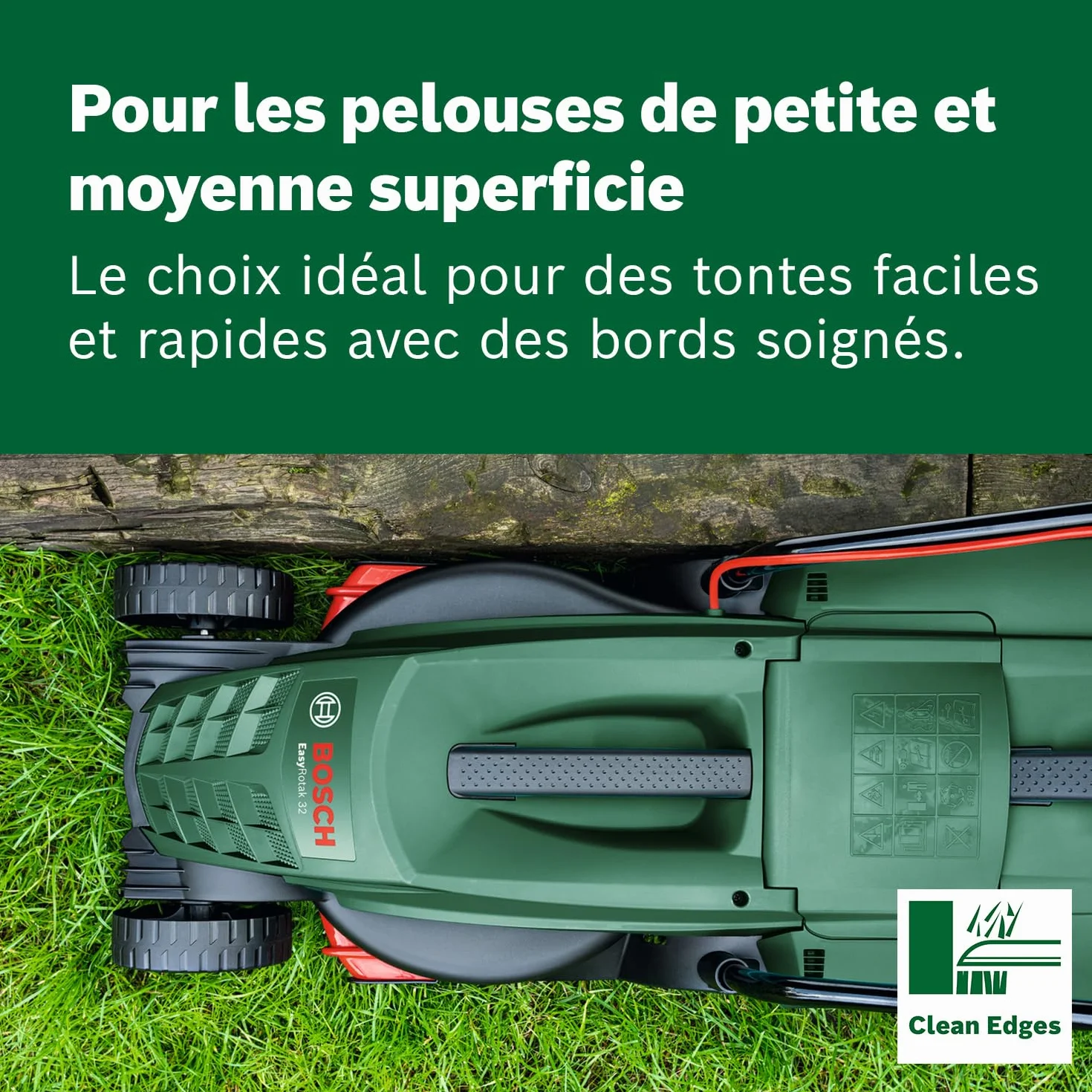 Bosch Tondeuse à Gazon Filaire EasyRotak 32-235 1200 W 32 cm 31 L