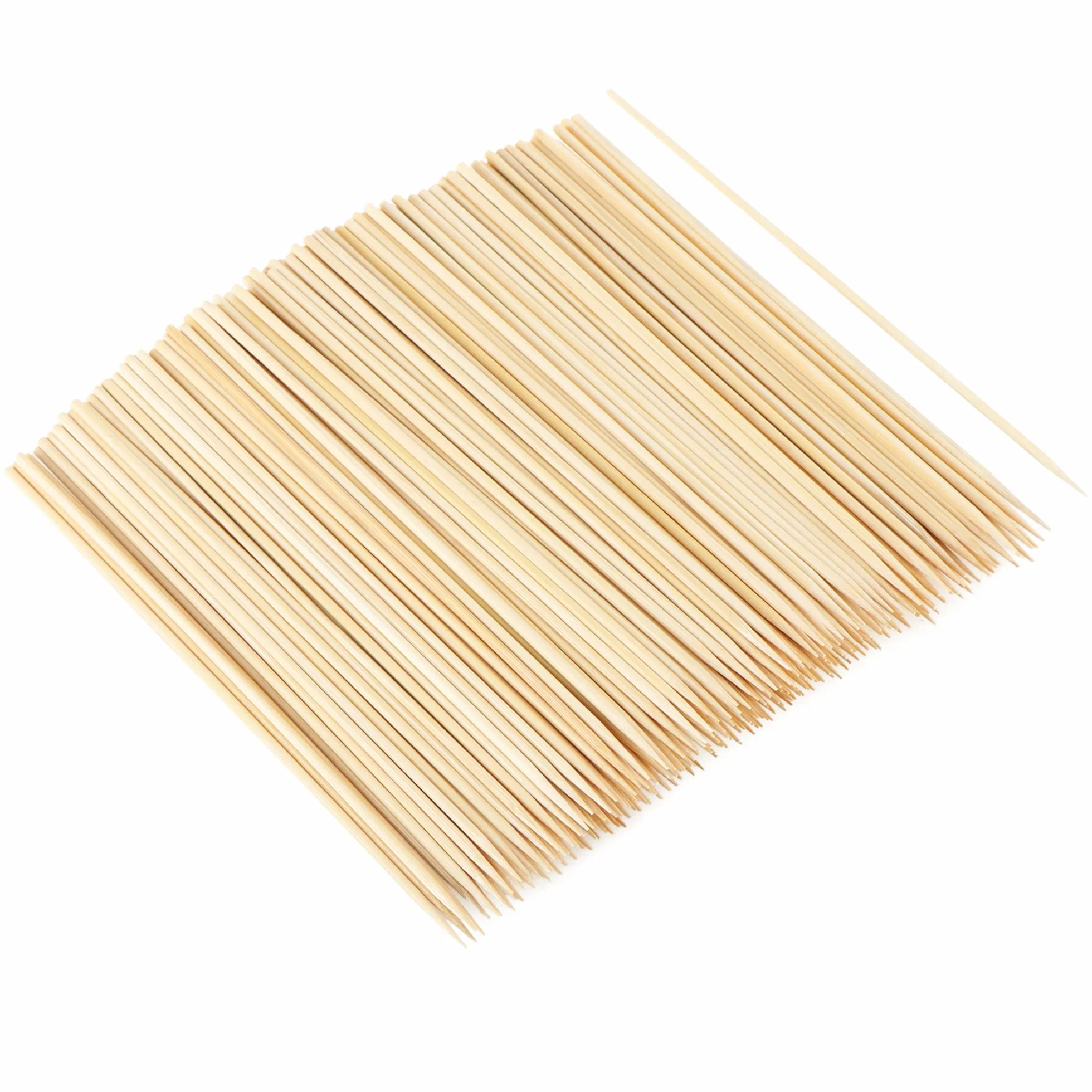 Brochettes de finger food en bambou 500 pièces 20 cm naturel