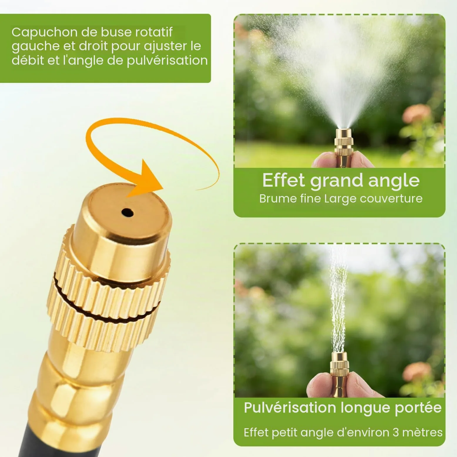Système d'Irrigation Goutte à Goutte 30M,Irrigation À 360° | Réglage Précis Du Brouillard D'Eau,Installation Facile,Système D'Irrigation Jardin Pour Terrasse,Serre,Jardin Balcon