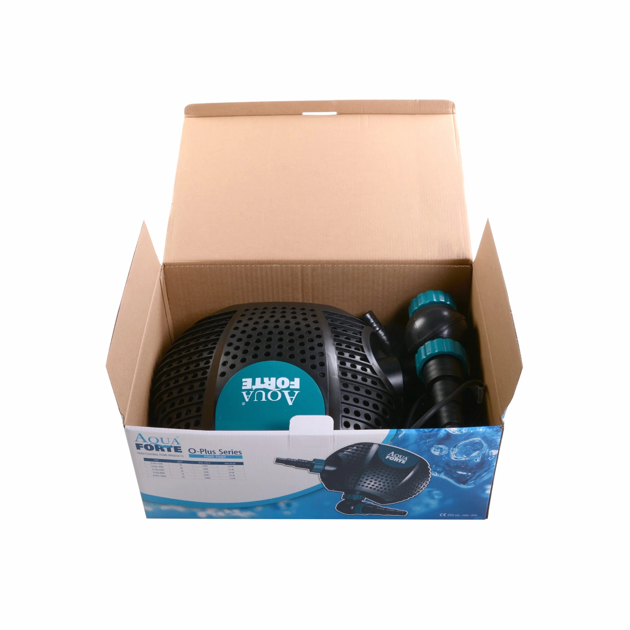 Aquaforte O-20000 Plus Pompe 200W 19m³/h 7m 10m