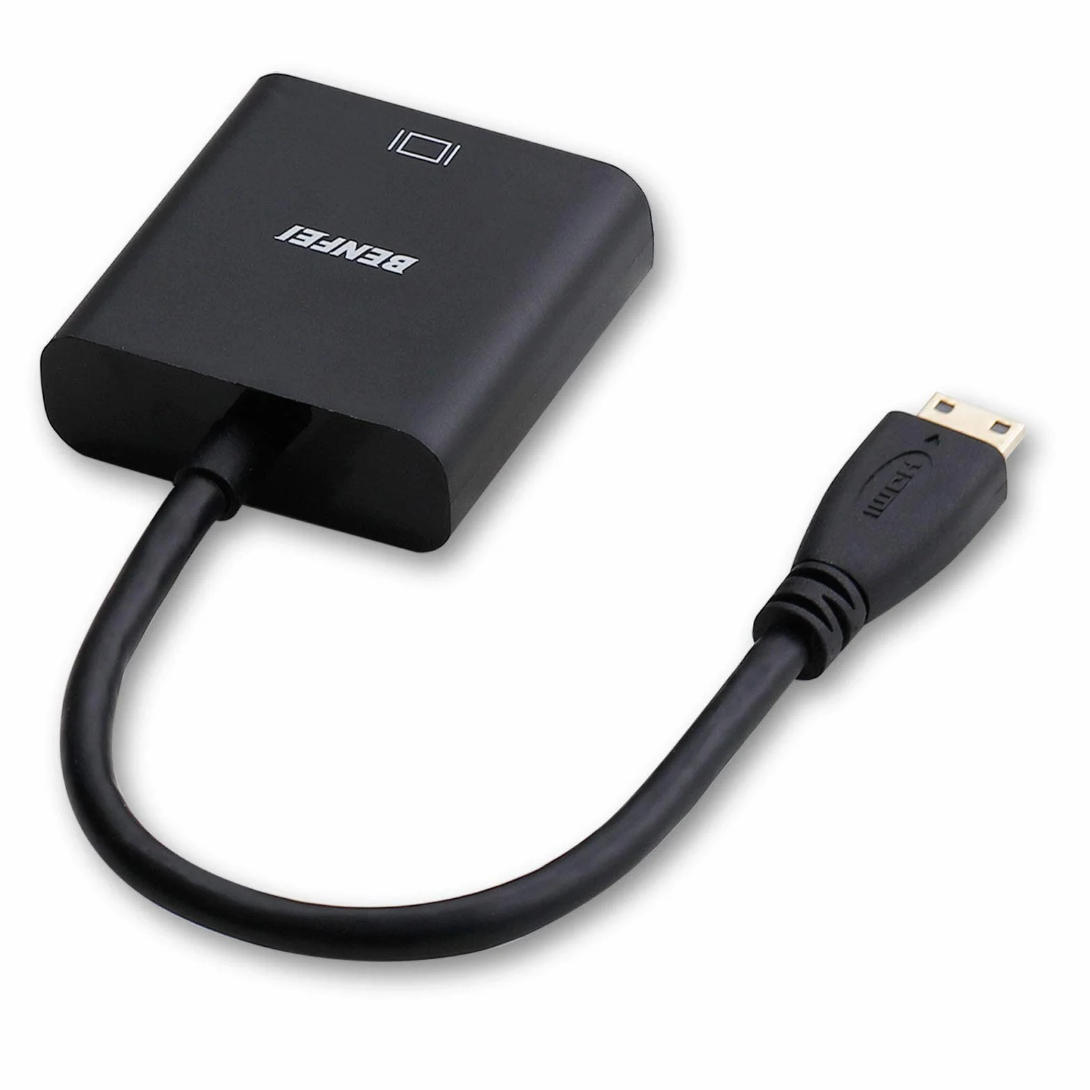 BENFEI Adaptateur Mini HDMI vers VGA plaqué Or mâle à Femelle pour Ultrabooks