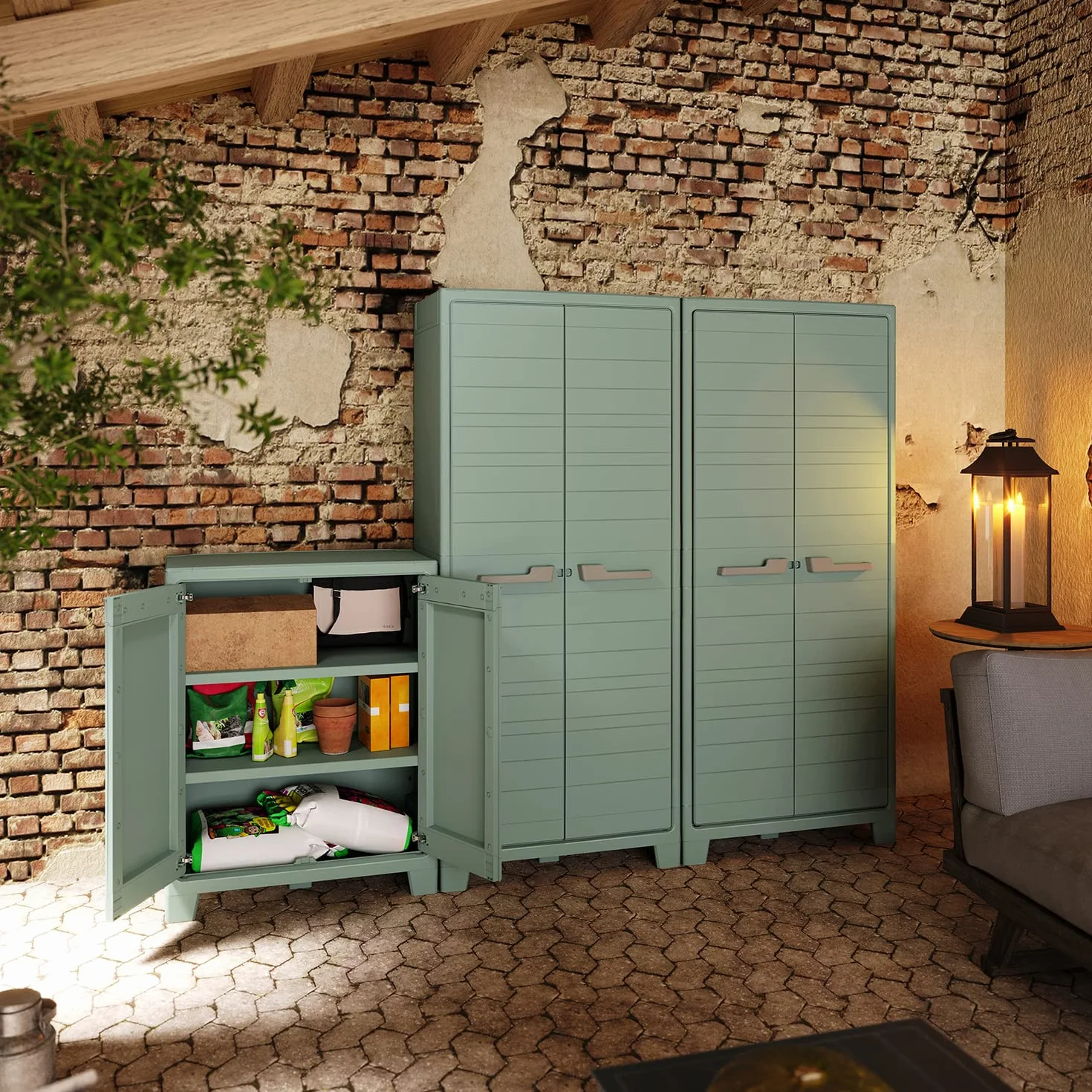 Keter Planet Outdoor Armoire Basse