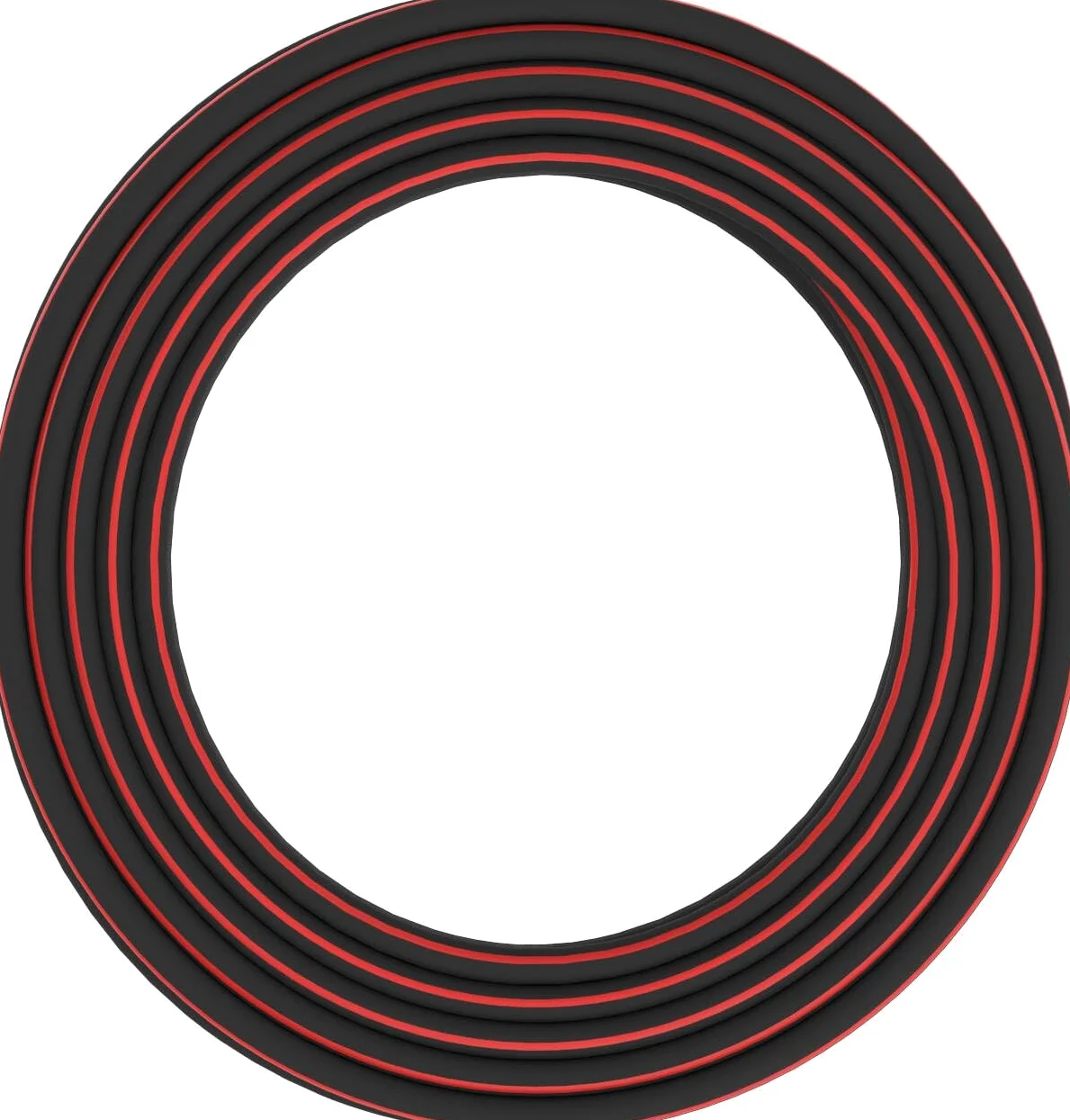 Fiskars Tuyau d'Arrosage M-L, Solid, Tuyau pour Système d'Irrigation, 19 mm (3/4"), Longueur : 25 m, Raccord Universel, Protégé contre les UV, Résistant au Gel, Résistant à la Torsion, Rouge, 1076062