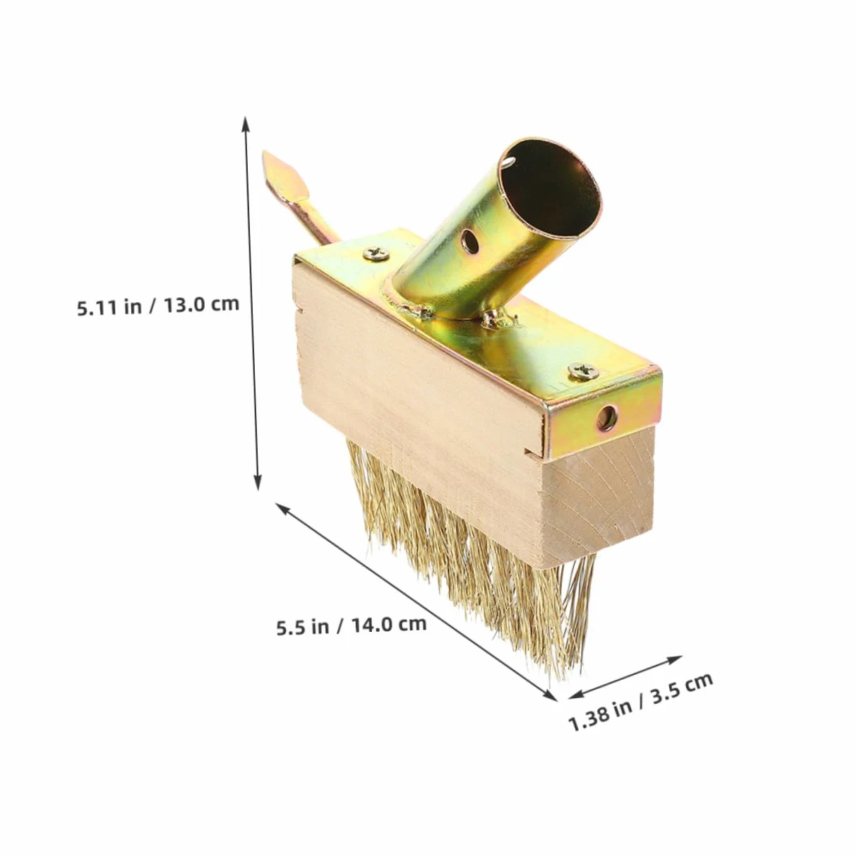 VICASKY 4pièces Brosse Désherbage Métallique Lot de Outil pour Joints de Terrasse et Pavés Nettoyeur de Mauvaises Herbes et Mousse pour Jardin et Allées Extérieures