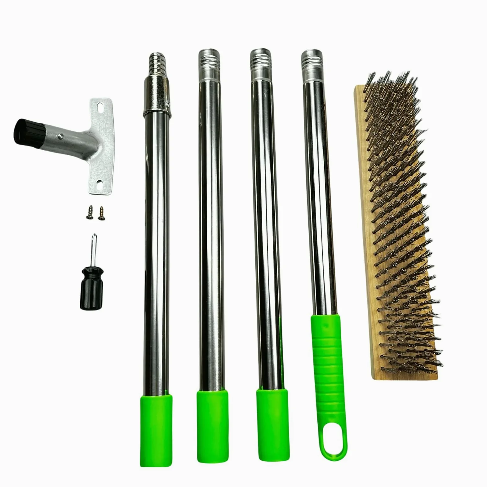 Brosse métallique de nettoyage Grattoir à poils durs pour sol | Balai de sol extérieur pour béton, carrelage, terrasse, joint, patio, jardin, garage, maison pour extérieur, béton,