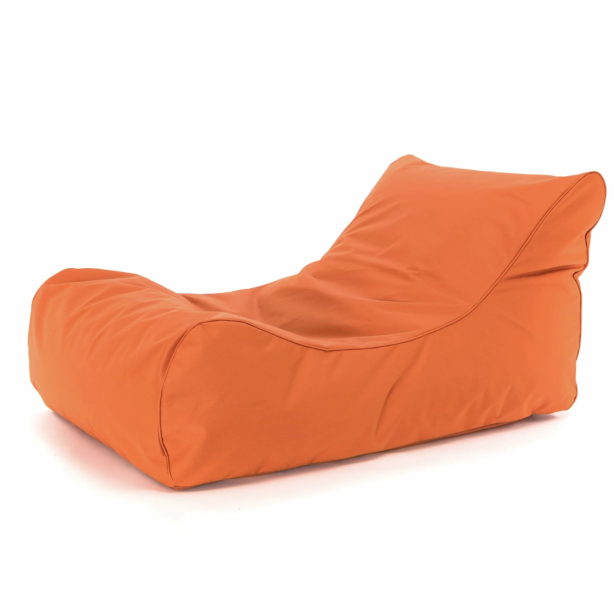 Ecopuf Master Canapé Pouf Outdoor Chaise Longue 115x65x60cm Orange foncé M15
