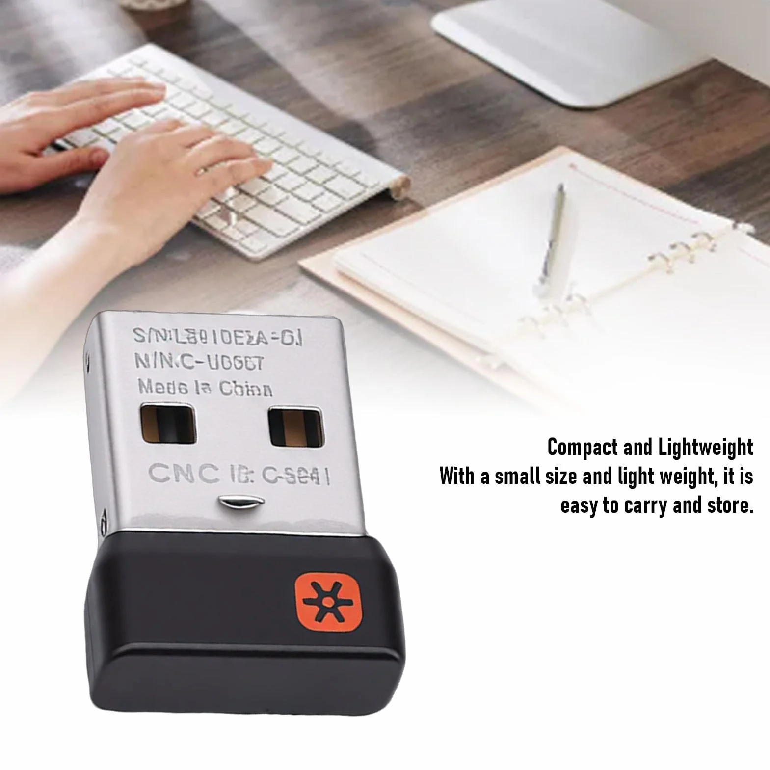 Récepteur USB Unifying Dongle sans Fil 2,4 GHz Compatible MK235 MK245 MK270 MK275 MK295 MK315 MK345 MK470