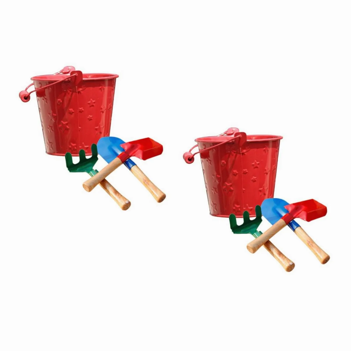 BESPORTBLE 2 Ensembles 3 Pièces D'outil De Jardin Mini Râteau De Jardin Mini Outil De -kit Enfants Trousse Enfant Pelle De Pratique