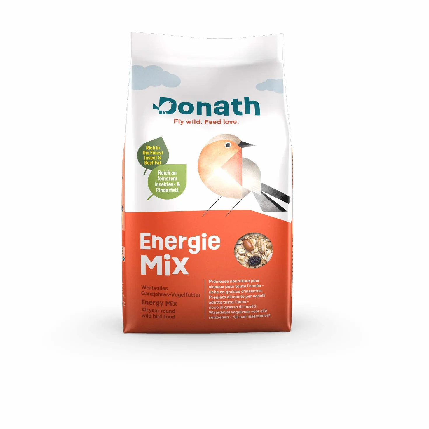 Donath Mix Énergie Oiseaux Sauvages Nourriture 1 kg