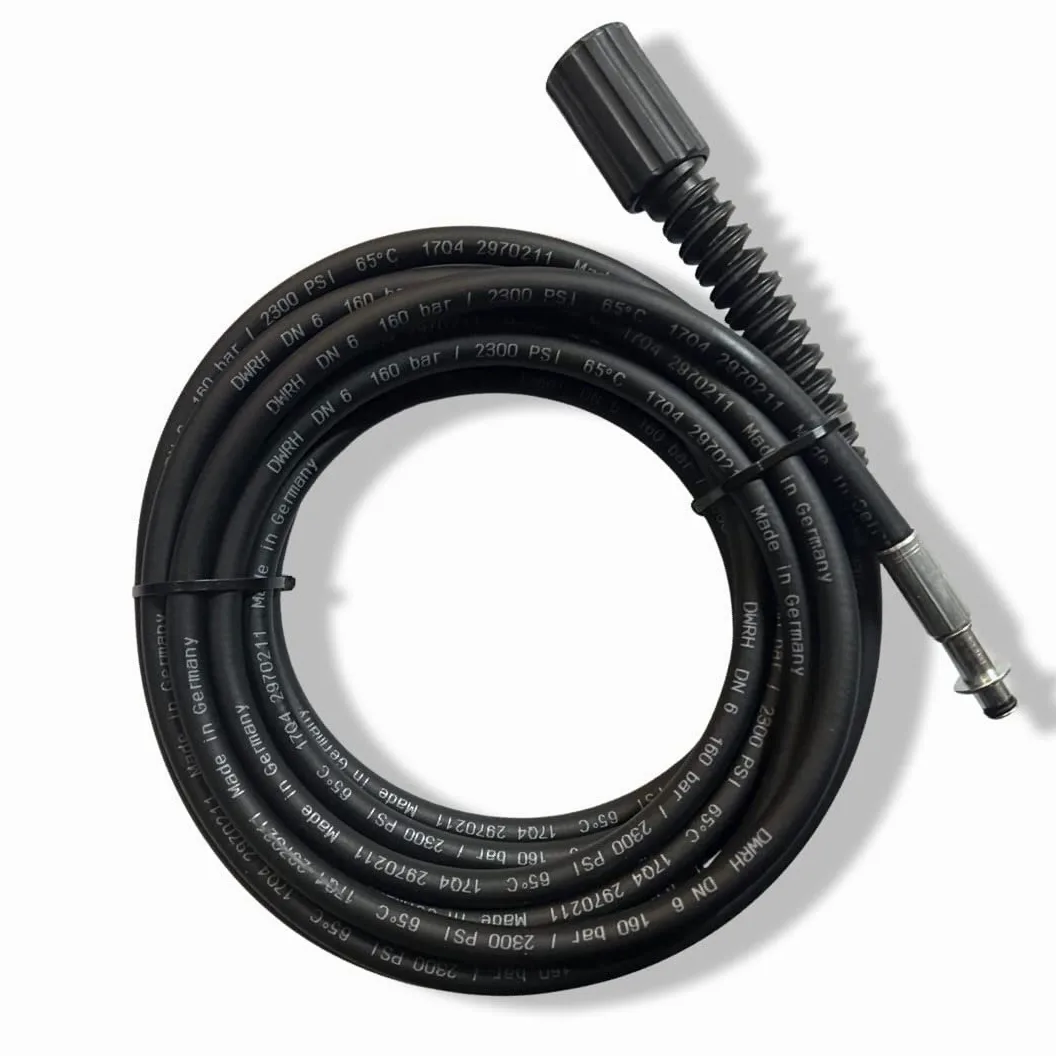 M&M Smartek tuyau HP 8 m pour Kärcher, réf. 6.389-555.0, flexible renforcé | Flexible haute pression renforcé avec protection anti-pli; contrôler raccords, pression, température et appareil avant achat.