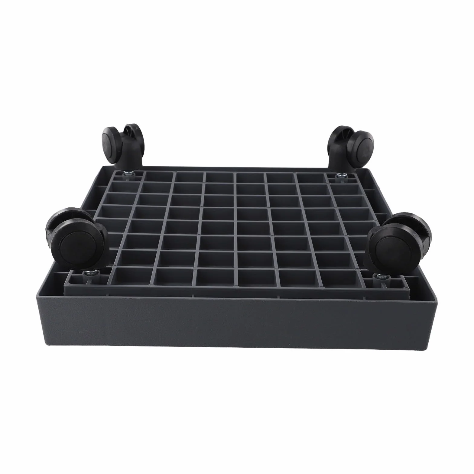 Plateau robuste pour pot de fleurs carré à roulettes 27 cm intérieur/extérieur