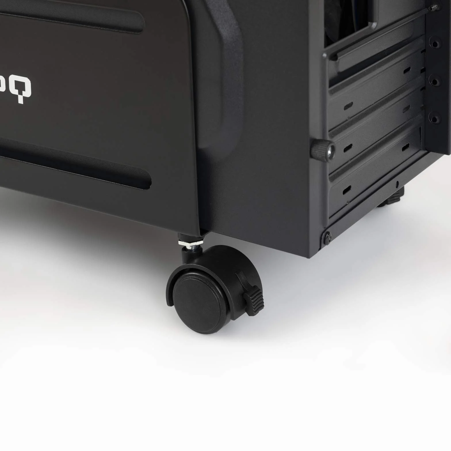 TooQ Support au sol pour CPU métallique roues 10 kg 119-209 mm noir