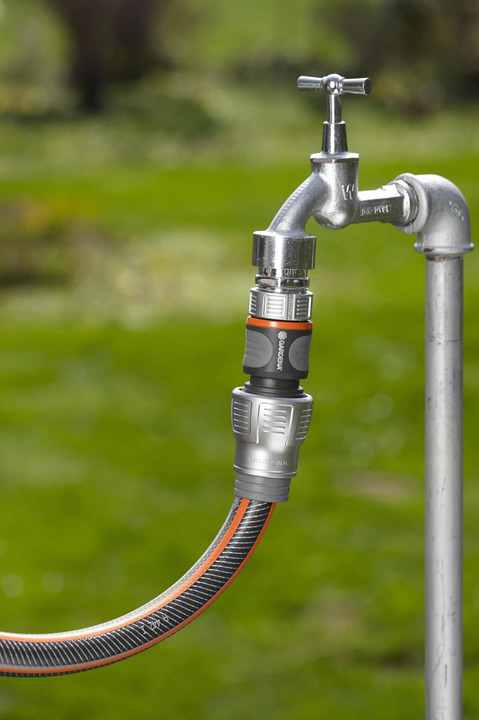 Raccord d'arrosage de tuyau Premium 19 mm (3/4 Pouce) de Gardena : adaptateur pour robinets, résistant au gel, emballé (18256-20) (Lot de 4)