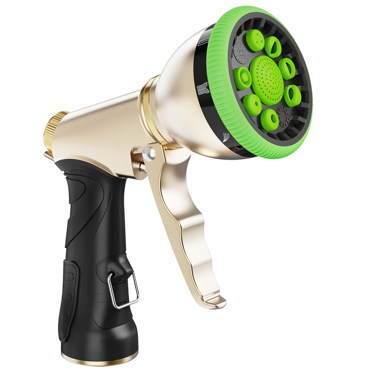 RAINPOINT Pistolet pulvérisateur de jardin - Débit d'eau réglable - Vert