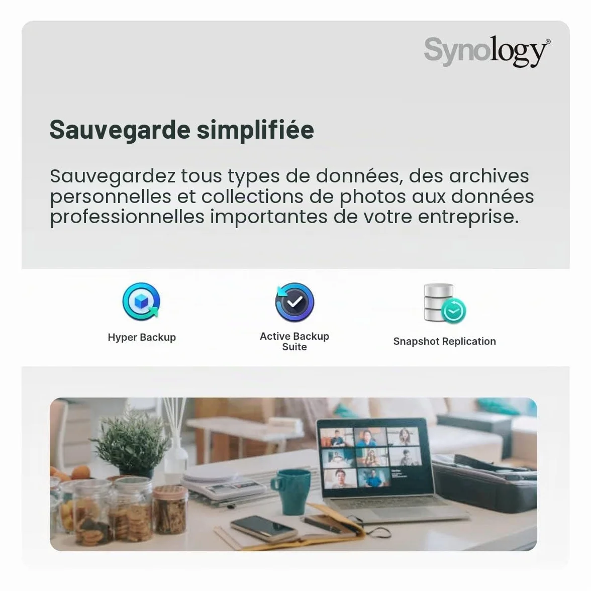 SYNOLOGY DS220+ 2-Bay NAS-Case Intel