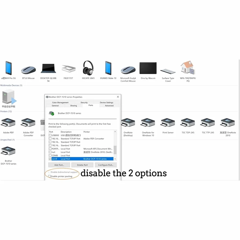 Serveur d'impression Bluetooth Ethernet WiFi, Transformez Votre Imprimante USB en Imprimante sans Fil UE
