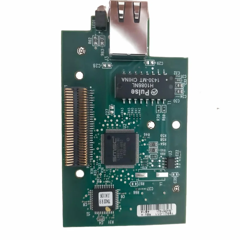 Sinsed Carte réseau interne pour imprimante thermique Zebra ZM400 ZM600 105SLPLUS Xi4 Series 203DPI noir