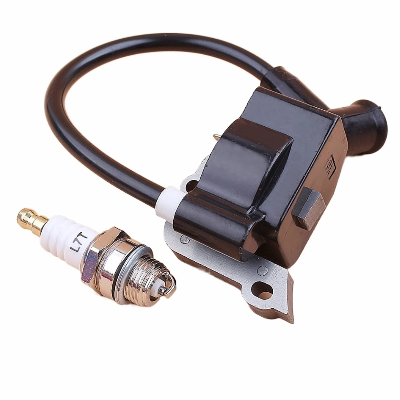 UNARAY Bobine d'allumage Bougie Kit Fit for STIHL FS55 FS55C FS46 FC55 FS38 FS45 FS55 HL45 HS45 KM55 Tondeuse Débroussailleuse 4140 400 1308