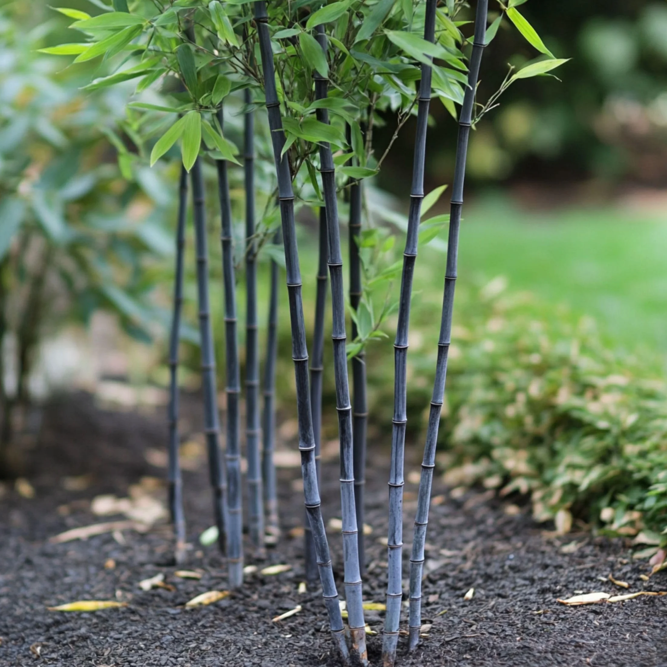 Fargesia papyrifera 'Blue Dragon' Bambou à papier Lot de 2 Pot 13cm Hauteur 30-40cm