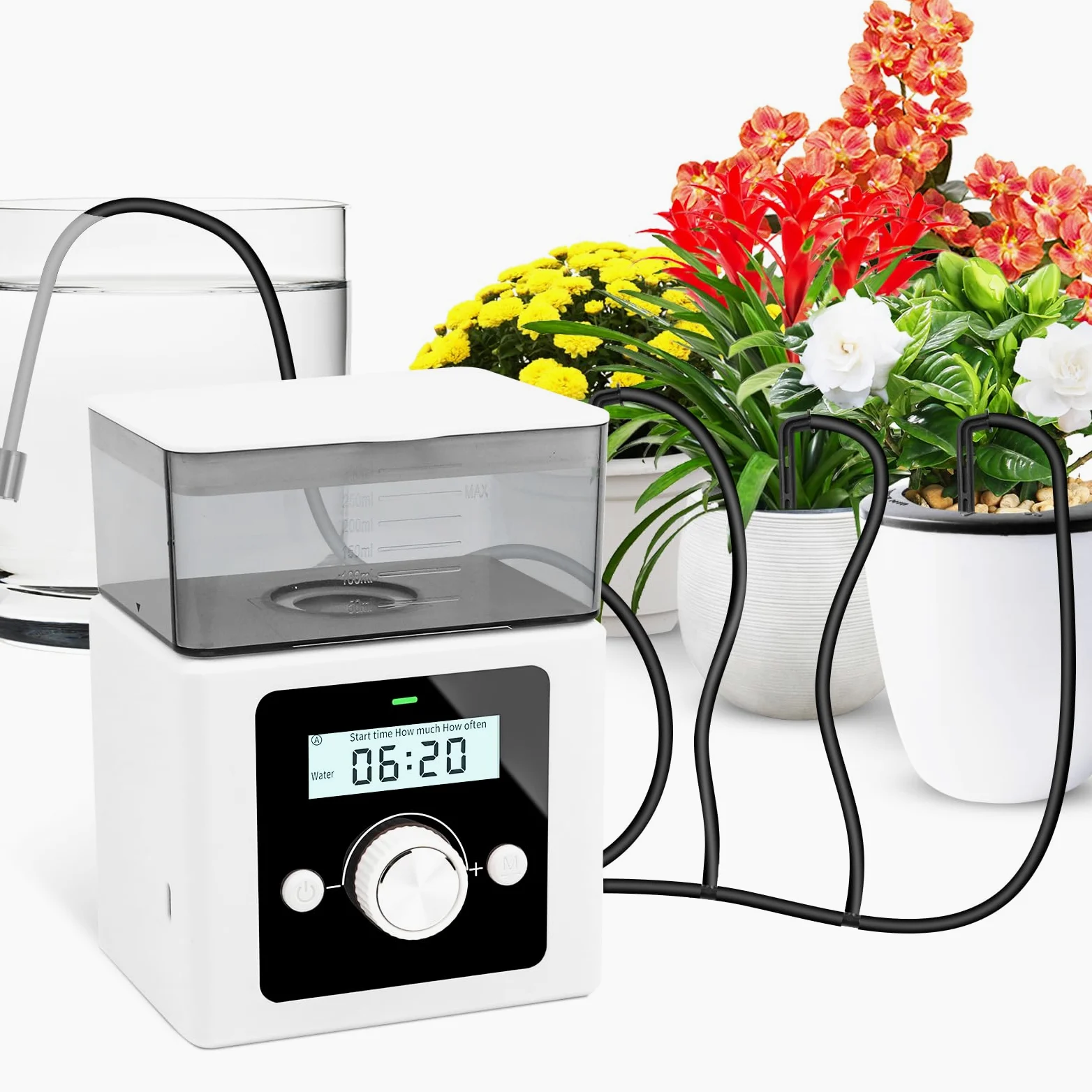 Système d'irrigation automatique, arrosage automatique pour plantes d'intérieur, système d'irrigation automatique DIY pour plantes en intérieur, idéal comme système d'irrigation de vacances | Système d'arrosage automatique pour plantes d'intérieur - Idéal